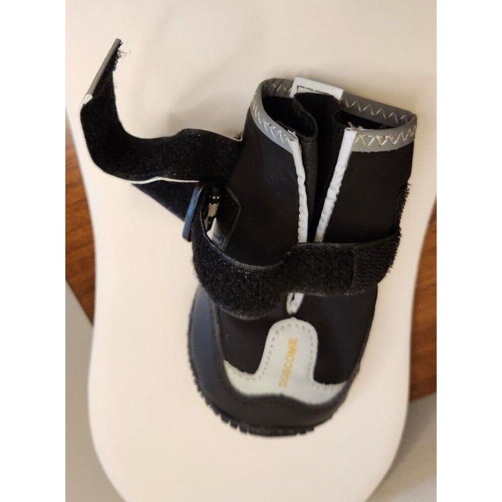 DOGCOME Reflective Dog Boots Booties Shoes - Size 7 Large Rain Winter Snow